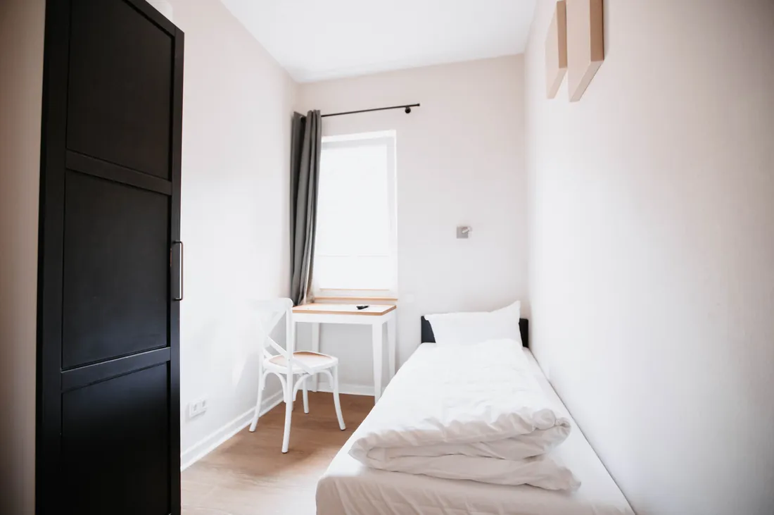 Single room with private bathroom at Arcade Hostel Hamburg